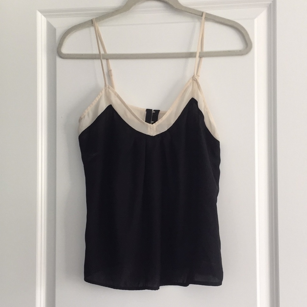 Black and white tank top